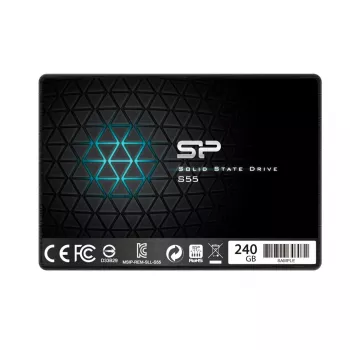 SSD draiv Silicon Power õhuke S55 240GB 2.5tolline SATA III TLC