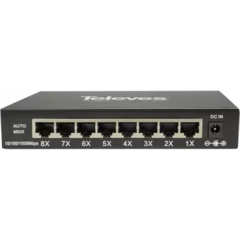 Mittehallatav Etherneti kommutaator Televes SWUM-1000-8 8x 10/100/1000 Mbps