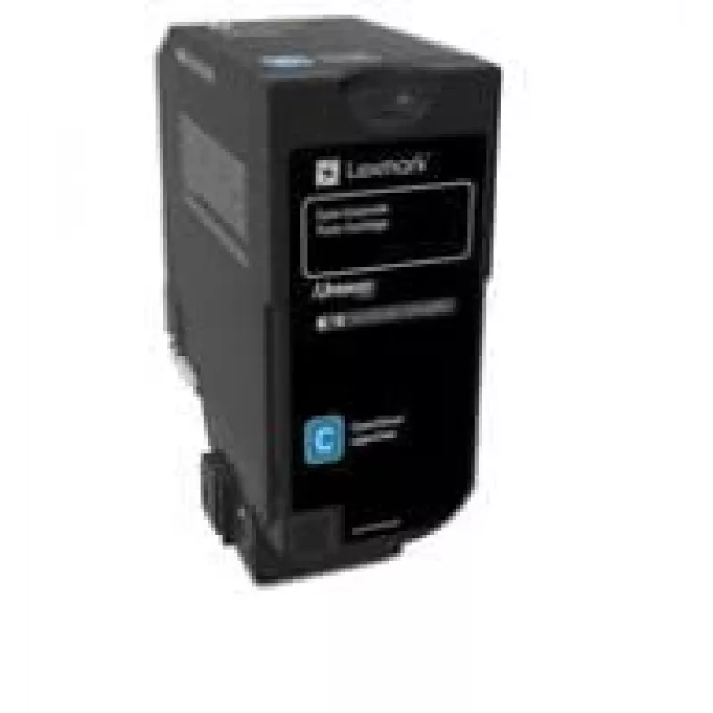Tonerikassett Lexmark 74C20CE 2500 lehekülge tsüaan