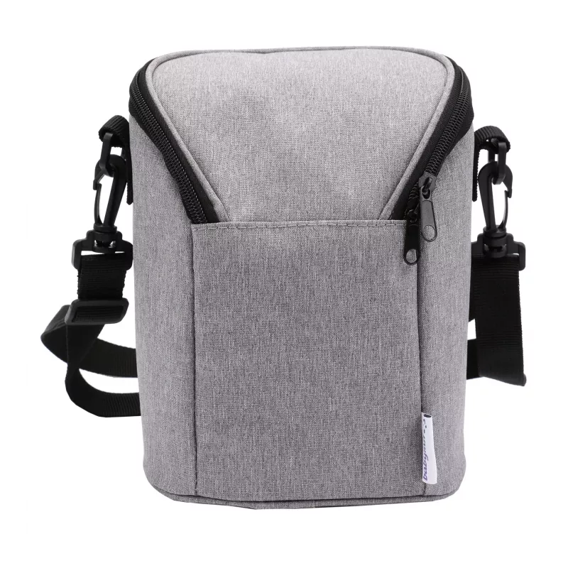 Termokott Olympia BT 50 — must/hall, tõmblukk, 225×170×110 mm