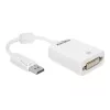 Videokaabli adapter DeLOCK 61765 DisplayPort DVI-I-le 0,125 m