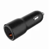 Auto mobiilseadme laadija Gembird TA-UC-AC2PDQC38-CAR-01, USB-C, 38 W, 12–24 V, must