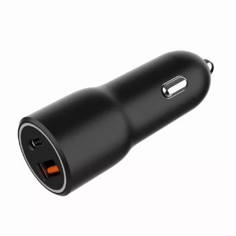 Auto mobiilseadme laadija Gembird TA-UC-AC2PDQC38-CAR-01, USB-C, 38 W, 12–24 V, must