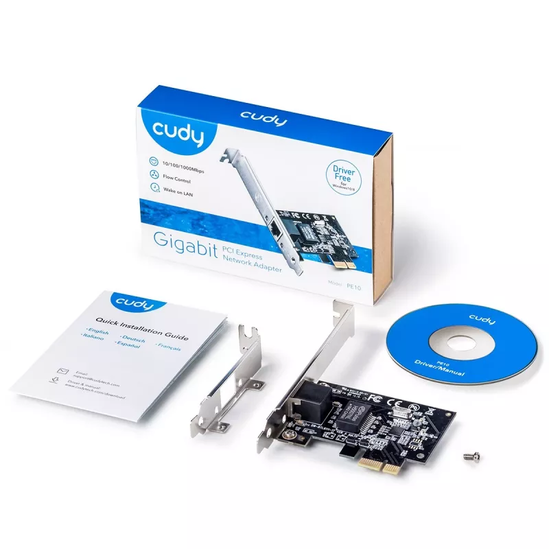 Cudy PE10 võrgukaart sisemine Ethernet 1000 Mbit/s