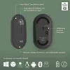 Logitech Pebble 2 Combo juhtmeta klaviatuur ja hiir QWERTZ saksa grafiit