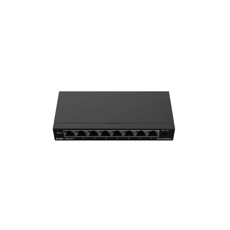 Hallatav kommutaator Ruijie Networks RG-ES208GC L2 Gigabit Ethernet 8 porti
