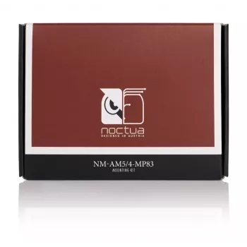Paigalduskomplekt Noctua NM-AM5/4-MP83 must kroom Socket AM4 AM5