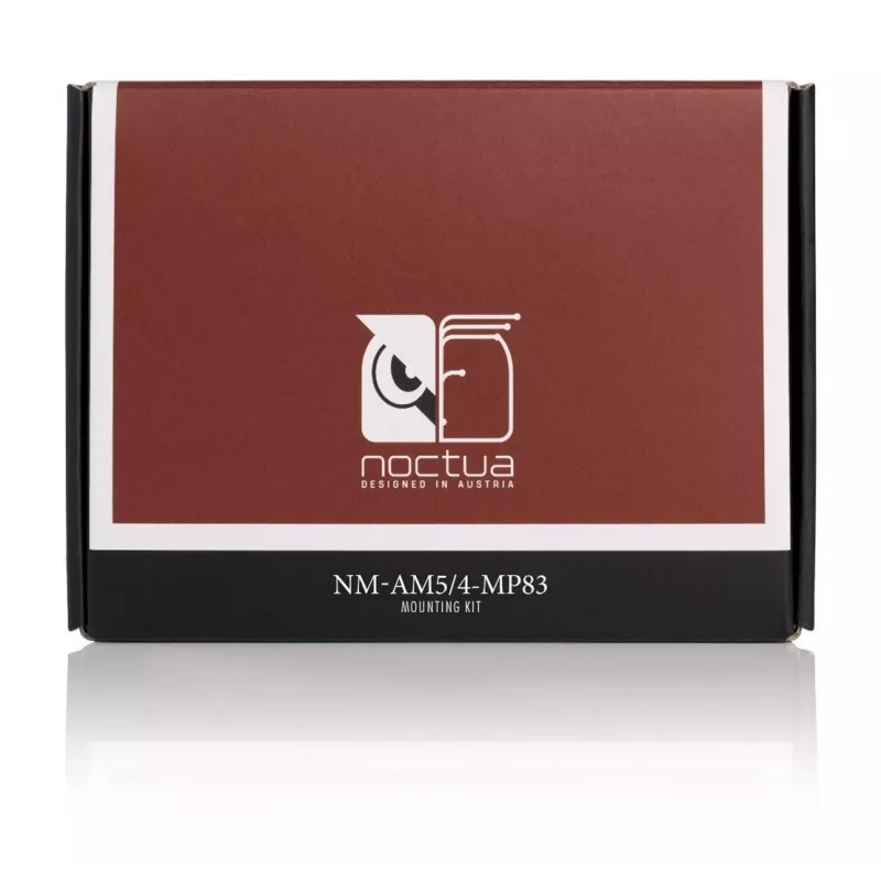 Paigalduskomplekt Noctua NM-AM5/4-MP83 must kroom Socket AM4 AM5