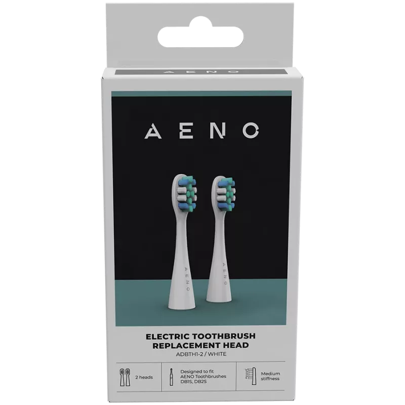 AENO asendusharjapead, valged, Duponti harjased, 2 tk komplektis (mudelitele ADB0001S/ADB0002S)