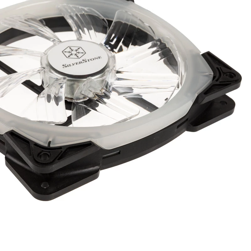 Korpuseventilaator SILVERSTONE SST-FW142-RGB 140mm 1500p/min – RGB LED, PWM-ühilduv