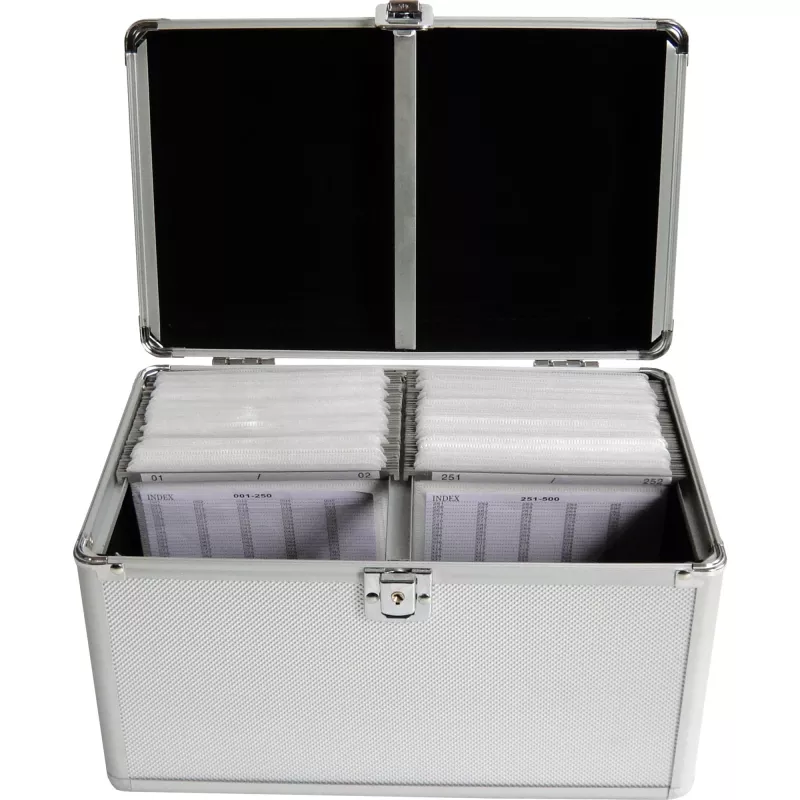 Karbikott MediaRange BOX75 200 plaadile, hõbedane