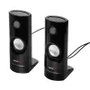 2-suunaline juhtmega arvutikõlar Audiocore AC860, 2.0 kanalit, 4 W RMS, USB-toide, 3,5 mm sisend, must
