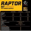 Toiteplokk RAPTOR 600W BRONZE 80+, üheliiniline, DC-DC