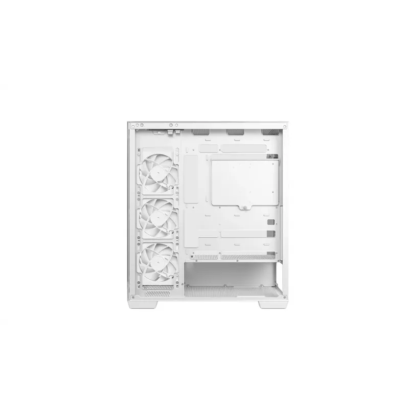 PC Case DeepCool CG580 4F V2 Midi Tower Valge — ATX, karastatud klaas, 3x120mm küljeventilaatorid, 360mm küljeradiaatori tugi