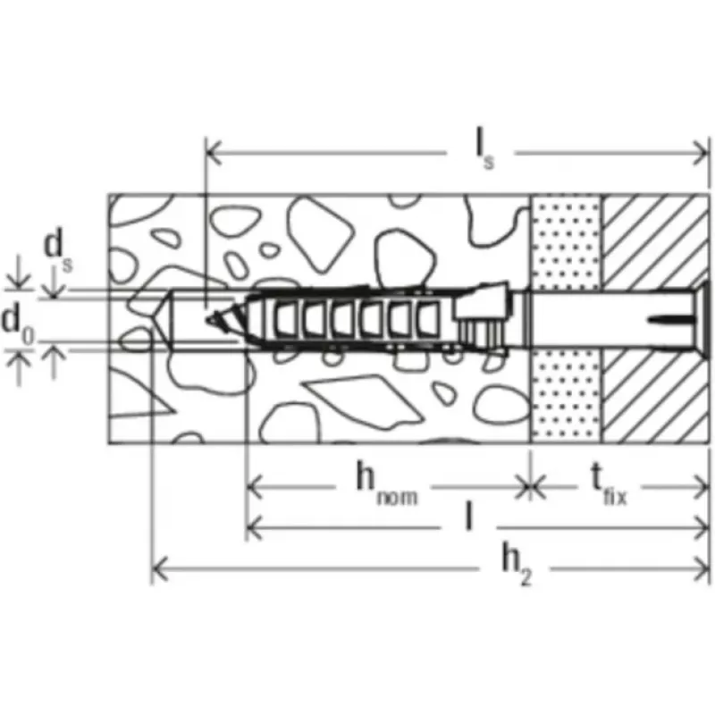 Raami kinnitus Fischer SXR 6 x 60