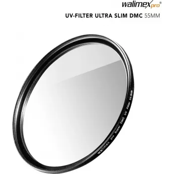 UV-filter Walimex pro õhuke Super DMC 55mm — 55 mm objektiivikaitse