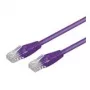 Võrgukaabel Goobay 2 m 2× RJ-45 violetne Cat6