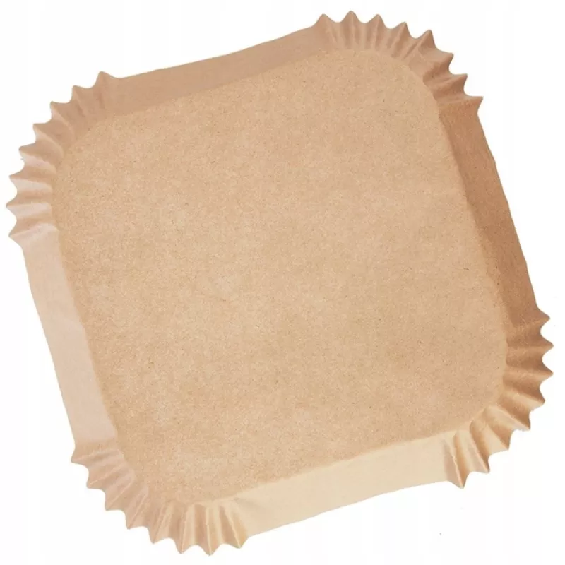 Paberist fritüüri voodrilinad Heckermann 21×21 cm ruudukujulised, 100 tk (mudel 120071)