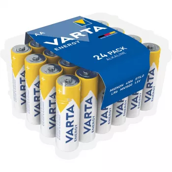 Ühekordne patarei Varta Alkaline AA 24 tk pakend