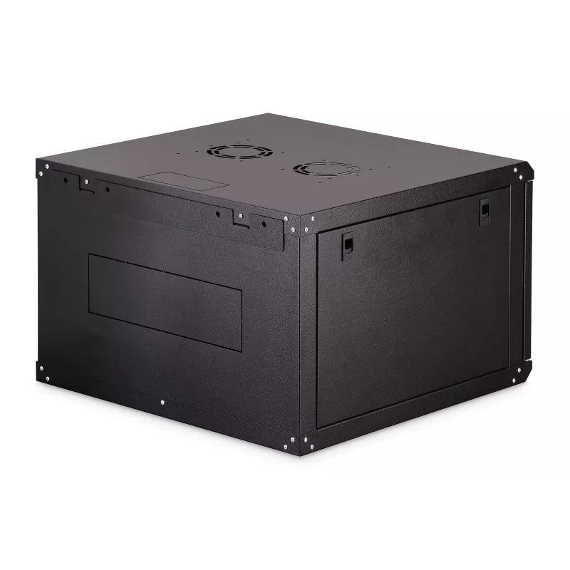 Seinale kinnitatav 19-tolline püstikapp DIGITUS Dynamic-N DN-37103 — 7U, 600x600 mm, IP20, kokkupanemata, must