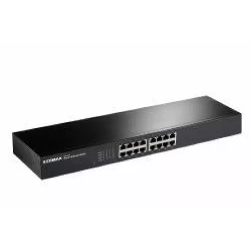 Edimax GS-1016 V2 võrgulüliti, hallatav Gigabit Ethernet (10/100/1000), must