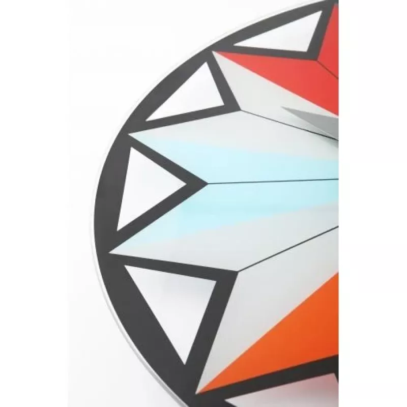 NeXtime klok 8163 Circus, Ø43 cm, seinakell, must/mitmevärviline