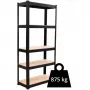 Topeshop Storage Rack P9040 aia tööriistade hoiuriiul, vabalt seisev, tsingitud teras, MDF