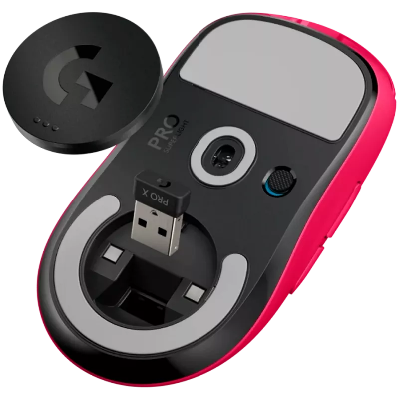 Juhtmevaba mängurihiir Logitech PRO X SUPERLIGHT 2C roosa
