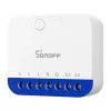 Smart mini Wi‑Fi dimmeri kontroller Sonoff MINI‑DIM — kompaktne seinasisene moodul LED-/valgustuse hämardamiseks, Matter-iga ühilduv