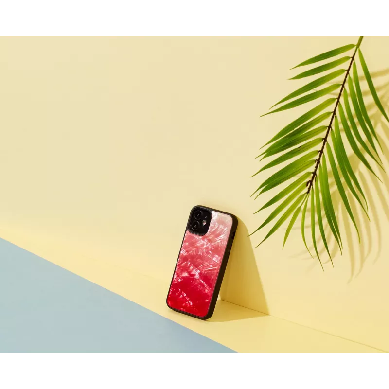 Kaitsev telefoniümbris iKins Apple iPhone 12 mini jaoks — Pink Lake mustade aktsentidega
