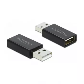 DELOCK USB 2.0 adapter A-tüüpi pistik A-tüüpi pesasse andmete blokeerija