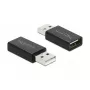 DELOCK USB 2.0 adapter A-tüüpi pistik A-tüüpi pesasse andmete blokeerija