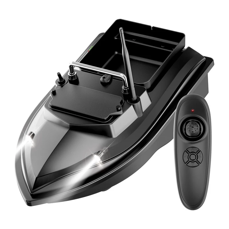 Bait boat Flytec V050 12000mAh Must – kaugjuhitav söödapaat, 12000 mAh aku