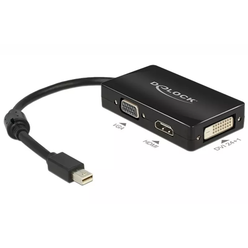 Juhe DeLOCK 0,16 m DisplayPort/VGA + HDMI + DVI