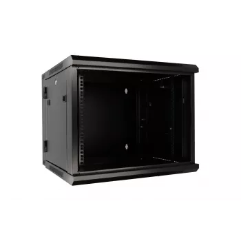 Extralink Rack-kapp 9U 600x600 AZH Must seinakinnitus, pöörduv tüüp