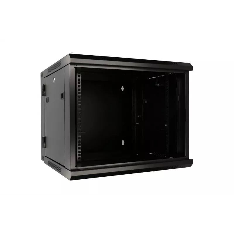 Extralink Rack-kapp 9U 600x600 AZH Must seinakinnitus, pöörduv tüüp