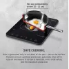 Caso ProSlim 2000 2236 Mobile single induction hob, Glass, Sensor-touch, Must