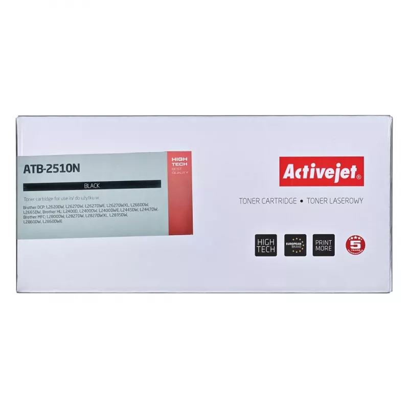 Activejet ATB-2510N tooner (asendab Brother TN2510; Supreme; 1200 lehekülge; must)