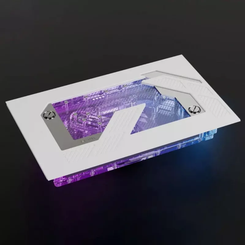 Alphacool Distroplate Apex Dark Base Pro 901 RGB Support — jaotusplaat arvuti vesijahutuseks, mudel 14658