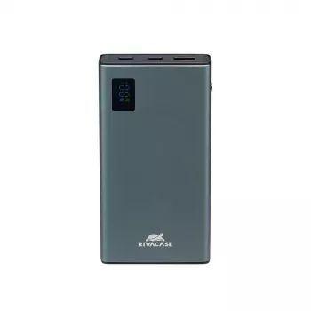 Akupank Rivacase VA1021 10000mAh, kaks USB-väljundit, LED-indikaatorid, kompaktne kaasaskantav laadija