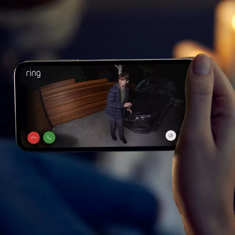Ring Spotlight Cam Plus Battery - IP-turvakaamera - välistingimustesse - juhtmevaba - lakke/seinale kinnitatav - must - karp
