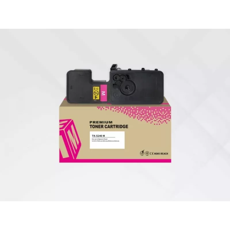 Toonerikassett HYB Kyocera TK-5240M jaoks magenta, ühilduv ECOSYS P5026C/M5526C seeriaga