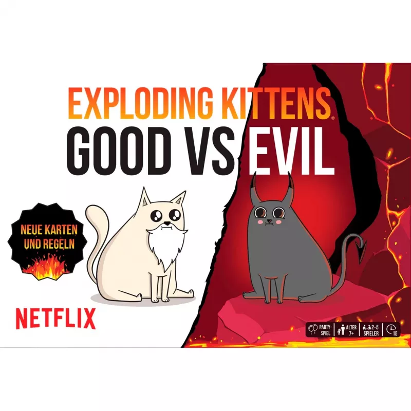 Exploding Kittens – hea vs. kurjus, kaardimäng