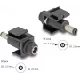 DeLOCK Keystone'i moodul DC 5.5 x 2,5 mm emane/isane must