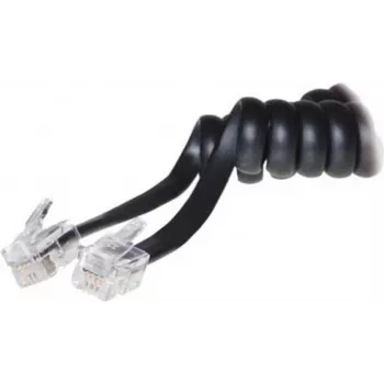 S/CONN 2m RJ10 Must läbipaistev ShiverPeaks