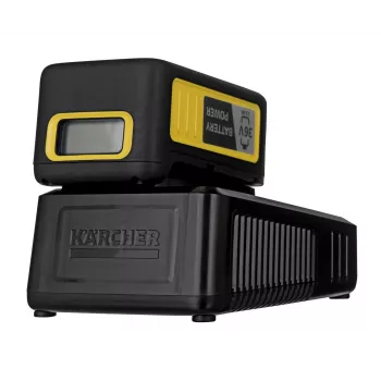 Aku ja laadija komplekt Karcher Starter kit Battery Power 36/25 — 36 V, 2500 mAh, kollane