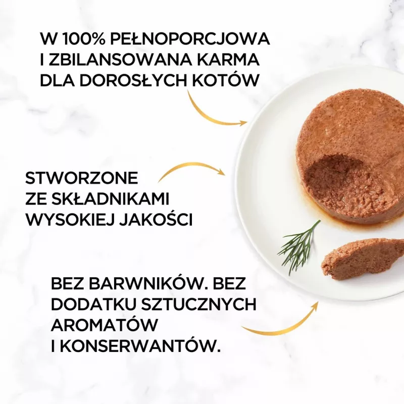Märg kassitoit Purina GOURMET Gold Adult tuunikala 85 g purk, valku 10,5%, rasva 7%, niiskust 77,5%