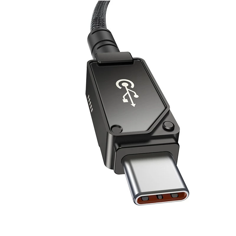 Baseus Purunematu USB C–iP kaabel 2 m 20 W Must