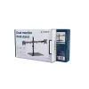 Monitorilaua kinnitus Gembird MS-D2ST-01 kahele ekraanile, kuni 32 tolli, VESA 75x75–100x100, max koormus 18 kg, must