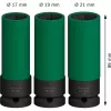 Löögipesade komplekt Bosch PRO 1/2 tolli, 3-osaline, süvapesad äärekaitsega